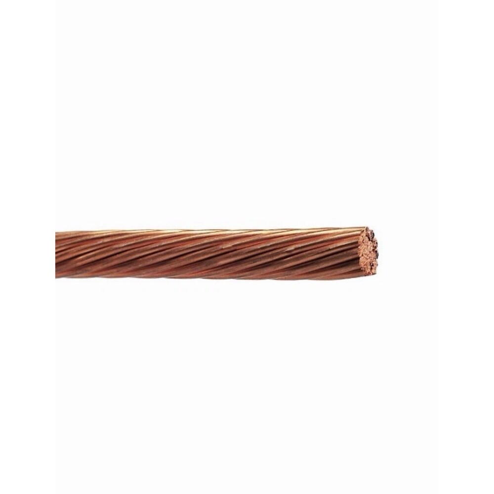 25’ Southwire 4/0 AWG 19 Strand Soft Drawn Bare Copper Conductor Ground Wire
